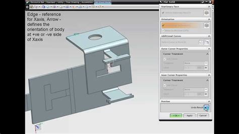 nx sheet metal from solid